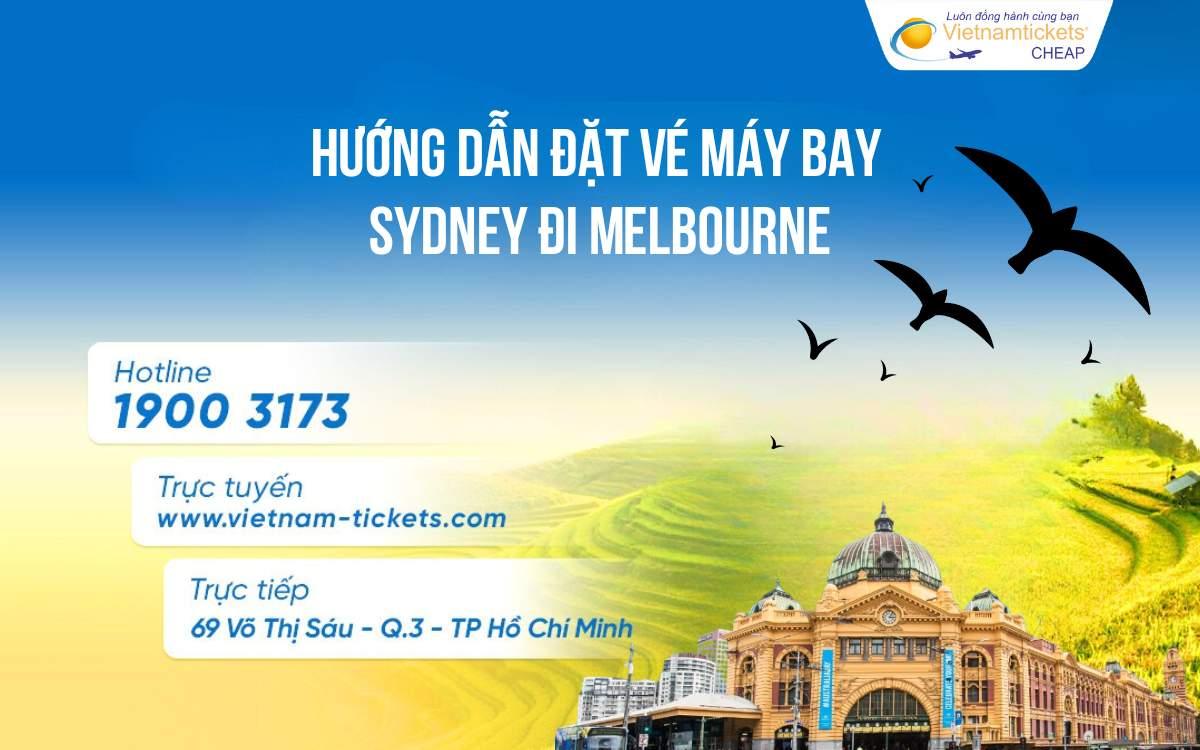 Địa chỉ mua vé máy bay Sydney đi Melbourne
