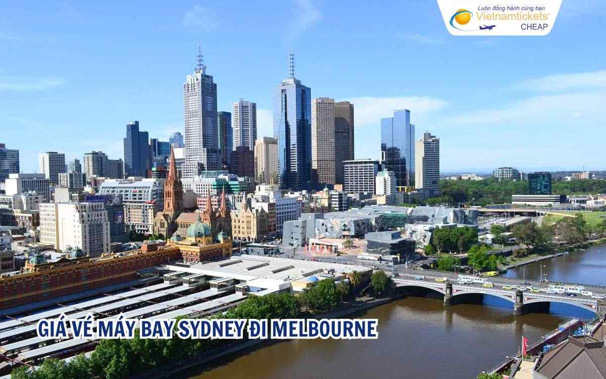 Giá vé máy bay Sydney đi Melbourne