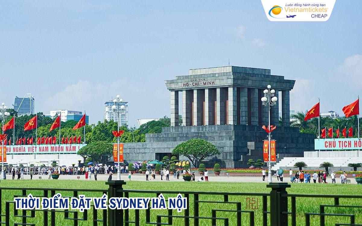 Thời điểm đặt vé máy bay Sydney Hà Nội