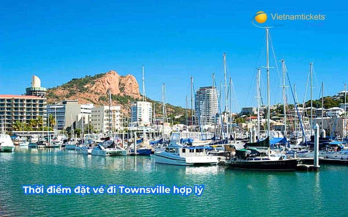 Thời điểm đặt vé đi Townsville hợp lý