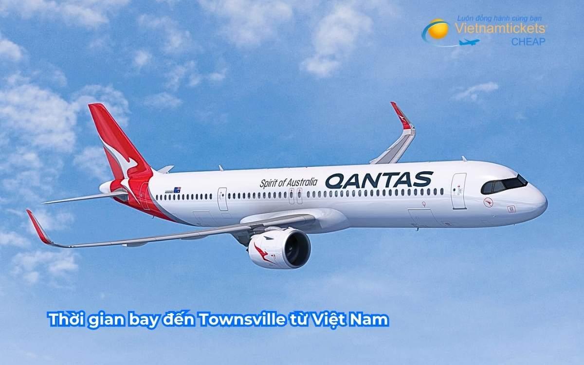 Thời gian bay đến Townsville từ Việt Nam