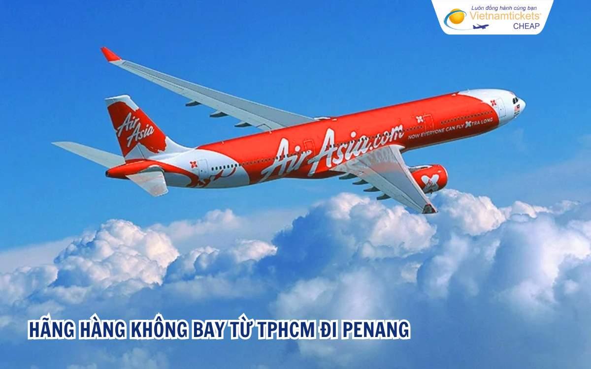 Hãng hàng không bay từ TPHCM đi Penang