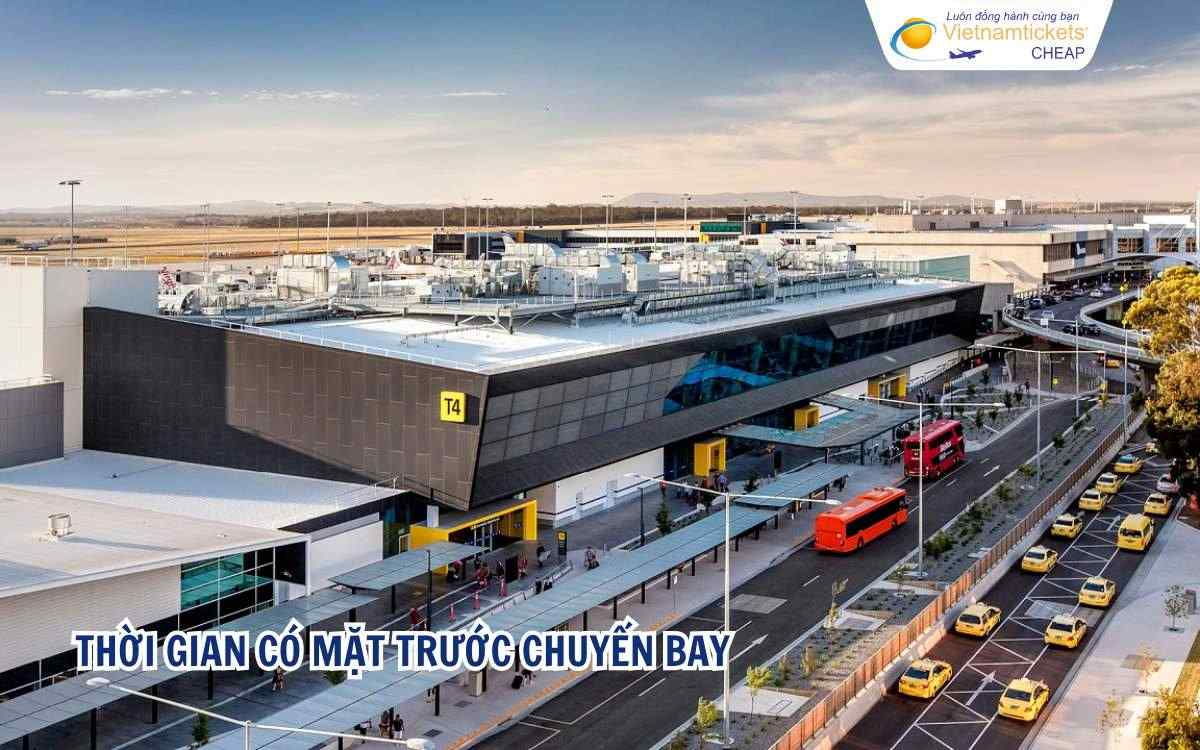 Thời gian có mặt trước chuyến bay