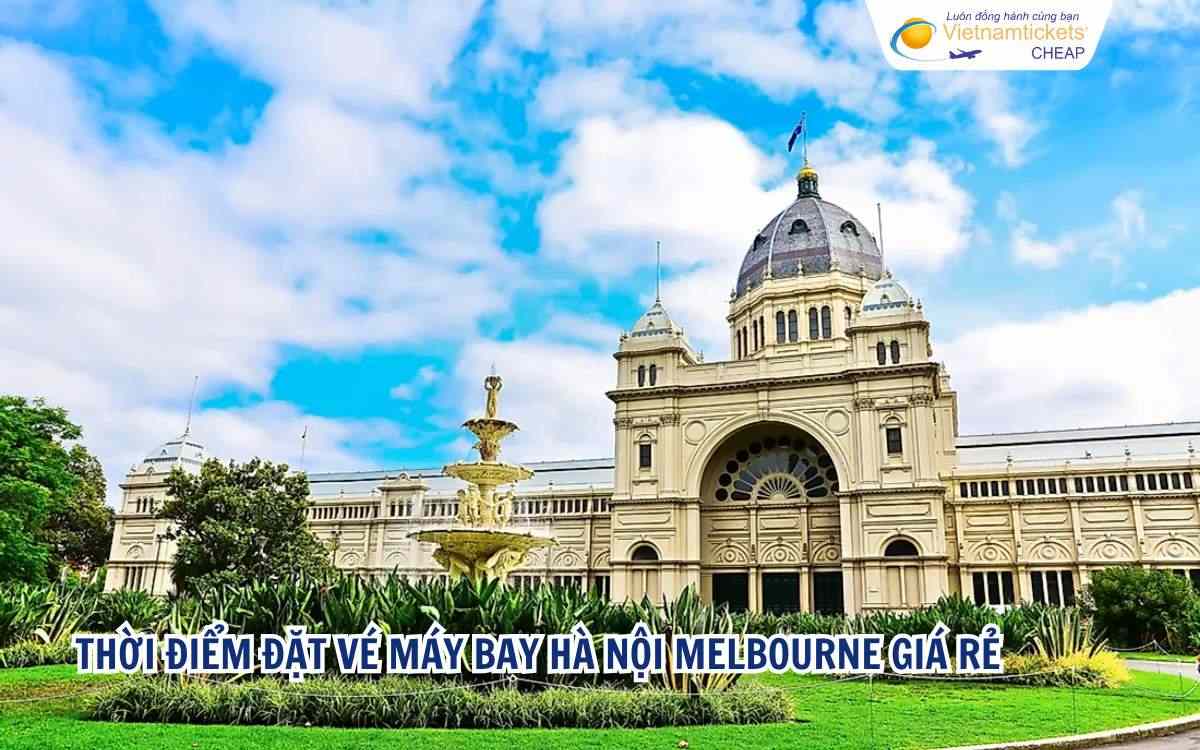 Thời điểm đặt vé máy bay Hà Nội Melbourne giá rẻ