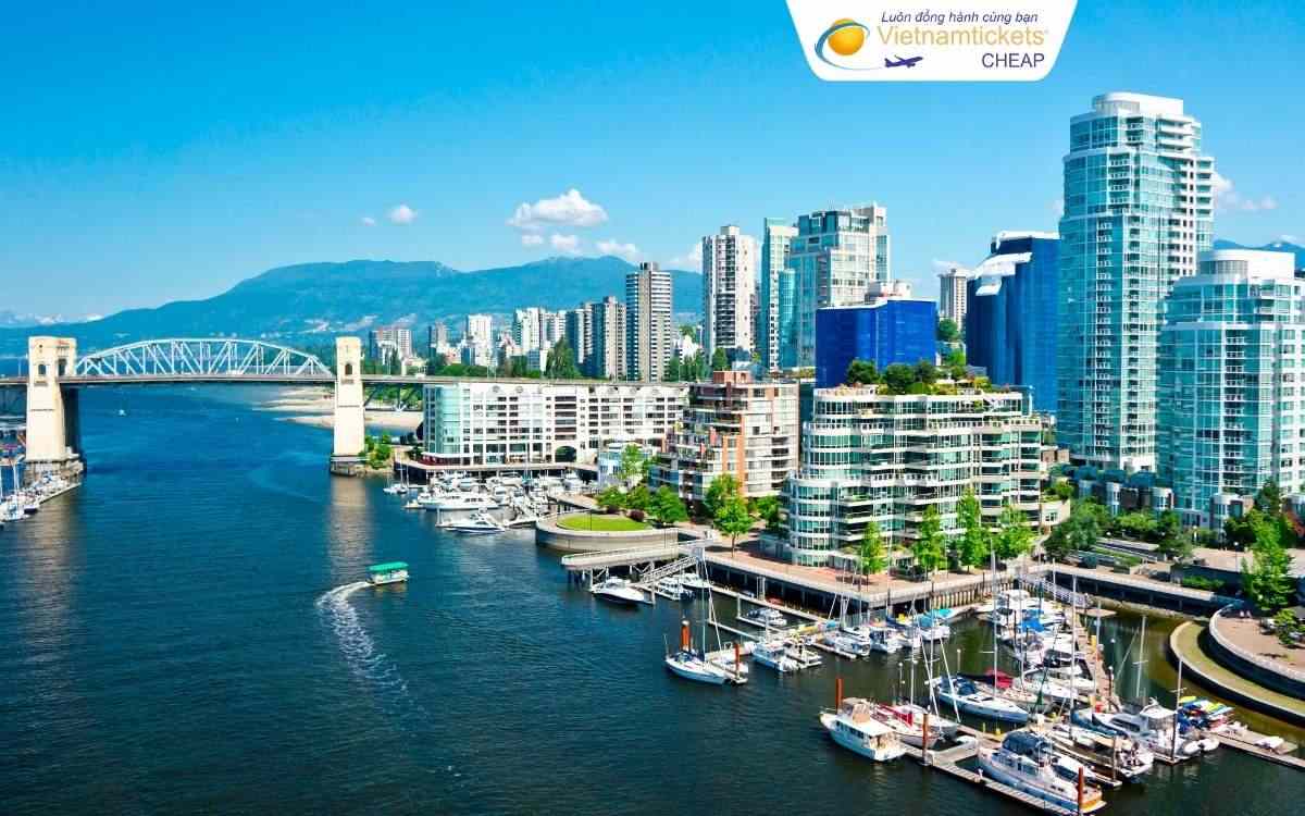 Thời gian bay đến Vancouver từ Hà Nội