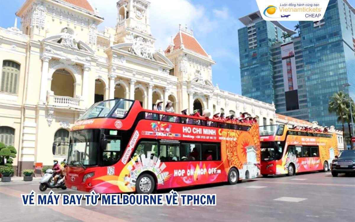 Vé máy bay từ Melbourne về TPHCM