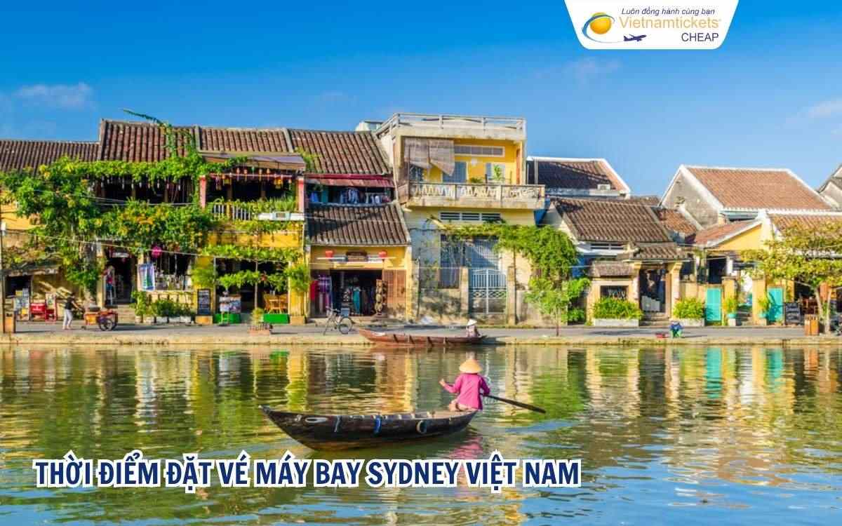 Thời điểm đặt vé máy bay Sydney Việt Nam