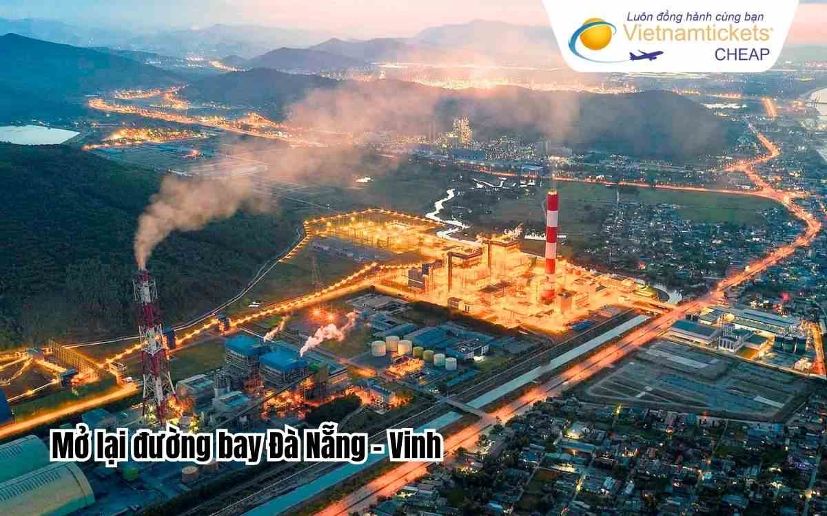 Mở lại đường bay Đà Nẵng - Vinh