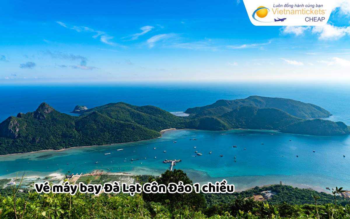 Vé máy bay Đà Lạt Côn Đảo 1 chiều