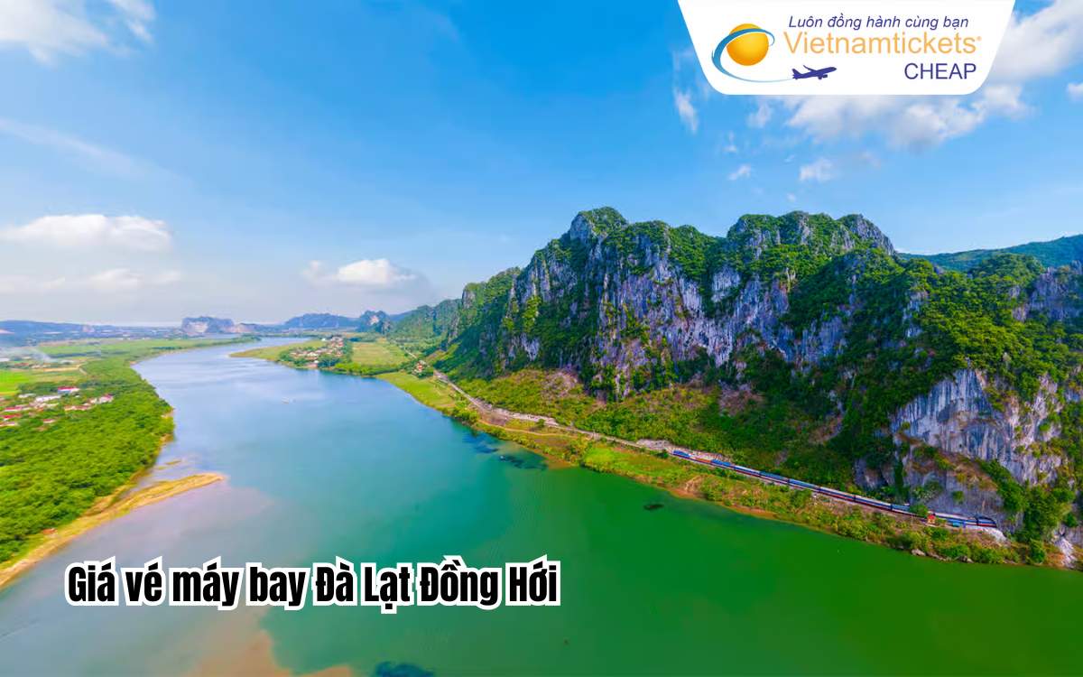 Giá vé máy bay Đà Lạt Đồng Hới