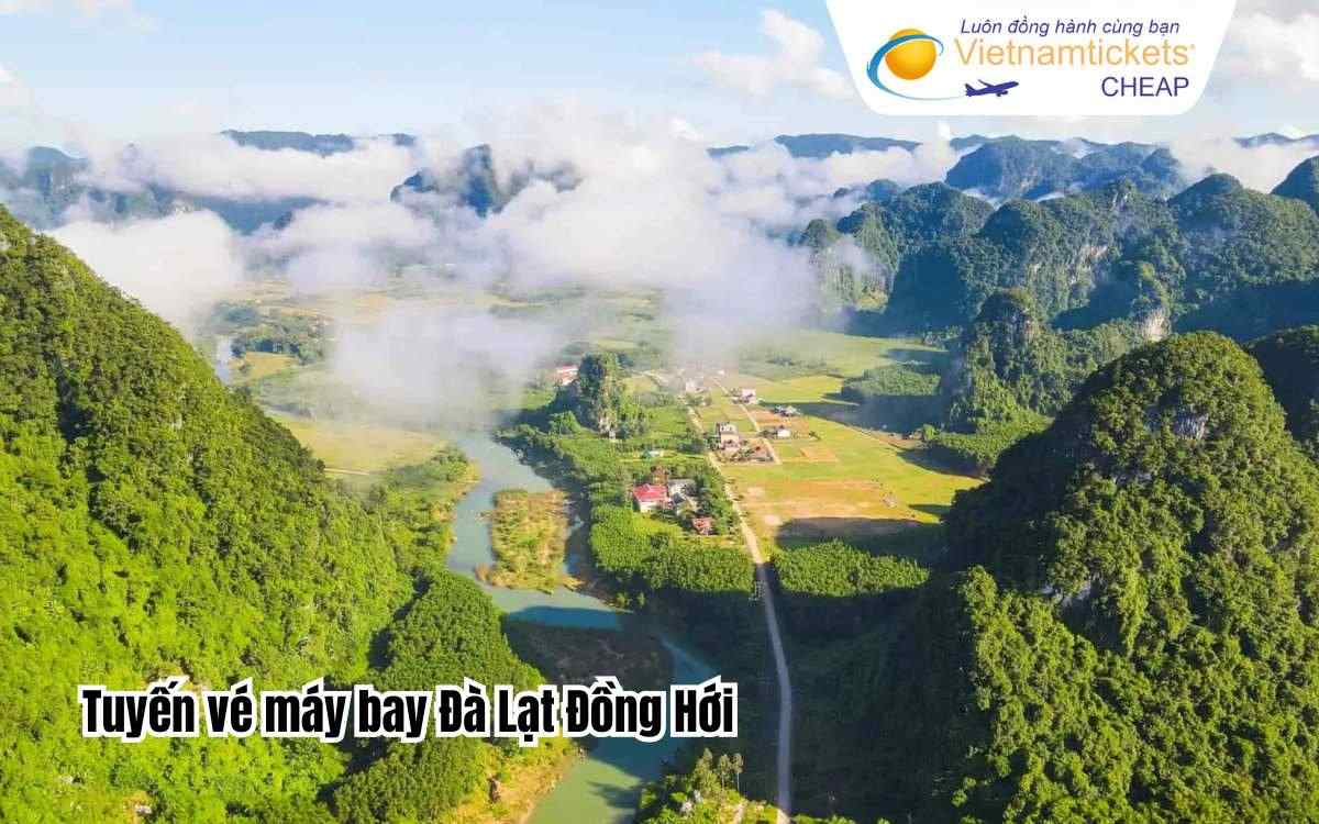 Tuyến vé máy bay Đà Lạt Đồng Hới