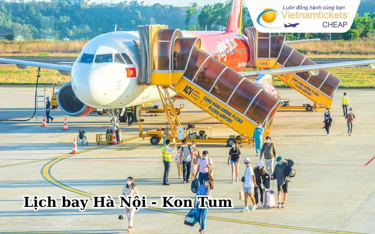 Lịch bay Hà Nội - Kon Tum