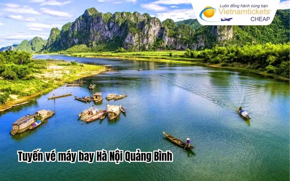 Tuyến vé máy bay Hà Nội Quảng Bình