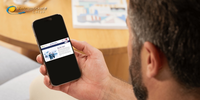 App đặt vé máy bay quốc tế Vietnam Tickets