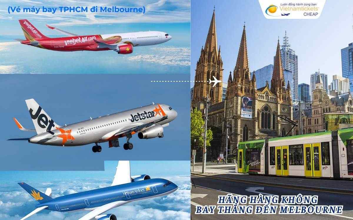 Hãng hàng không bay thẳng đến Melbourne