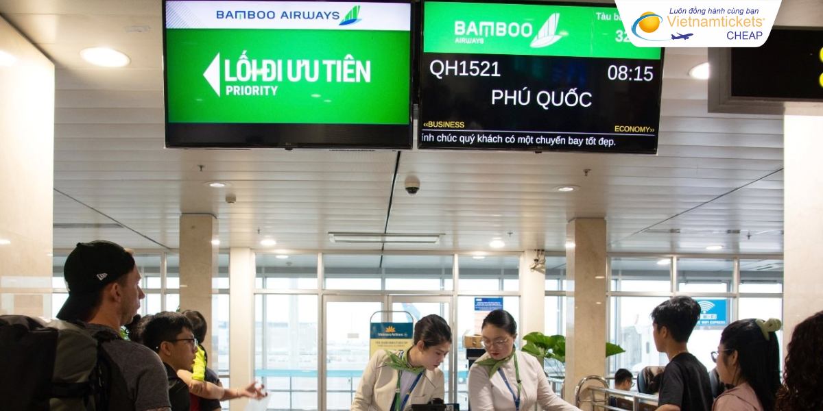 Thủ tục nối chuyến bay của Bamboo Airways