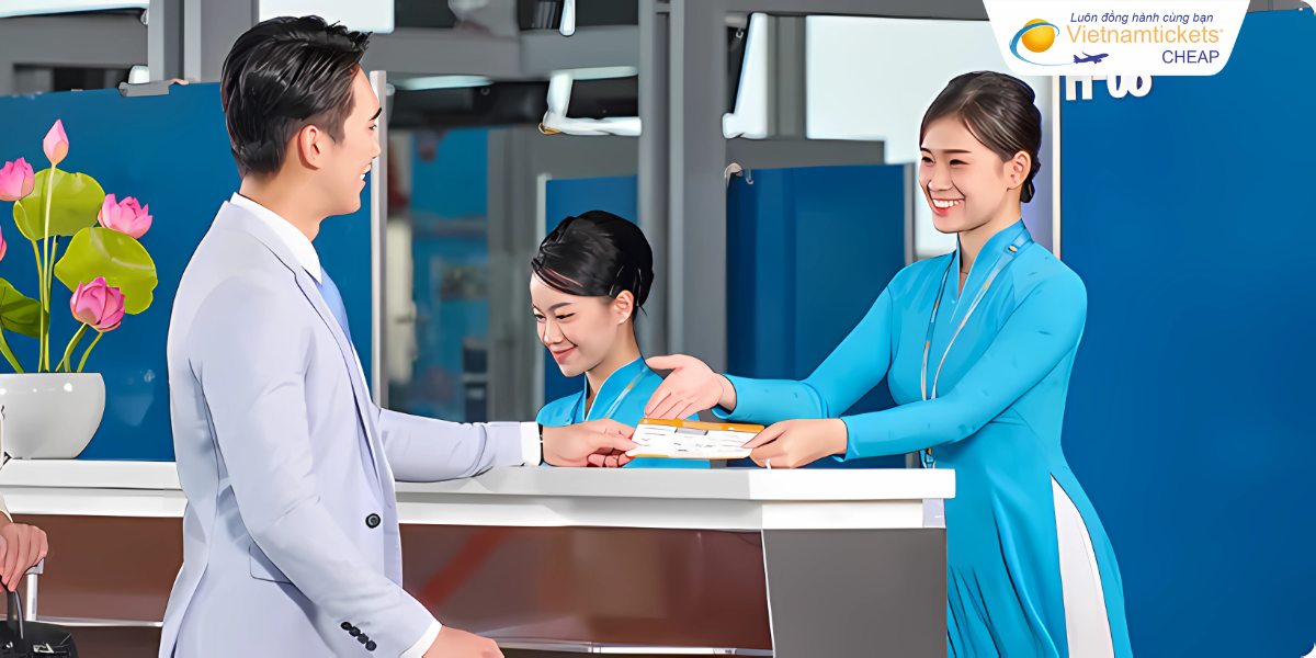 Thủ tục nối chuyến bay của Vietnam Airlines