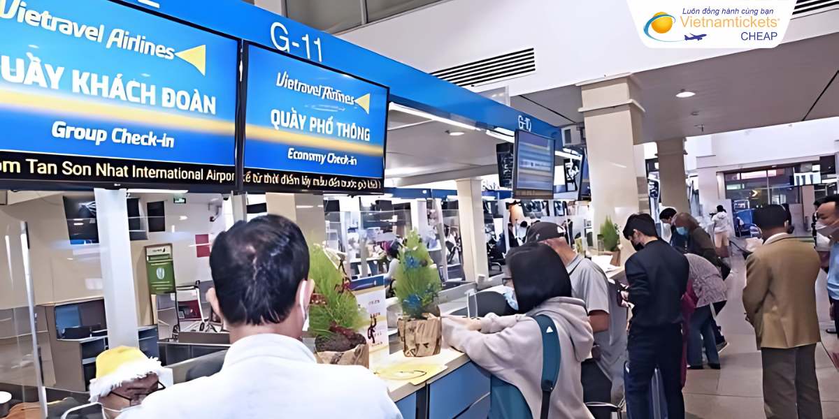 Thủ tục nối chuyến bay của Vietravel Airlines