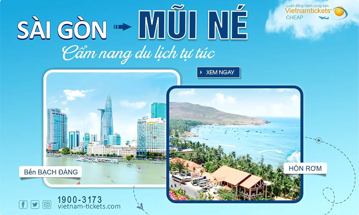 Khoảng cách từ Sài Gòn đi Mũi Né bao nhiêu km?