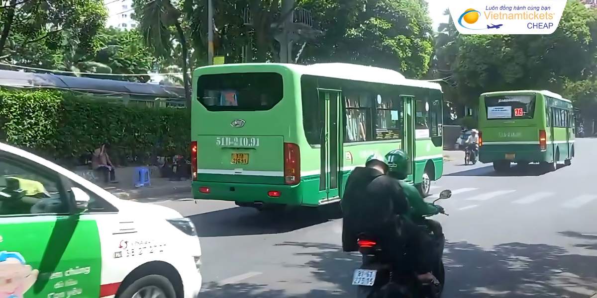 Đi xe buýt Sài Gòn Cần Giờ