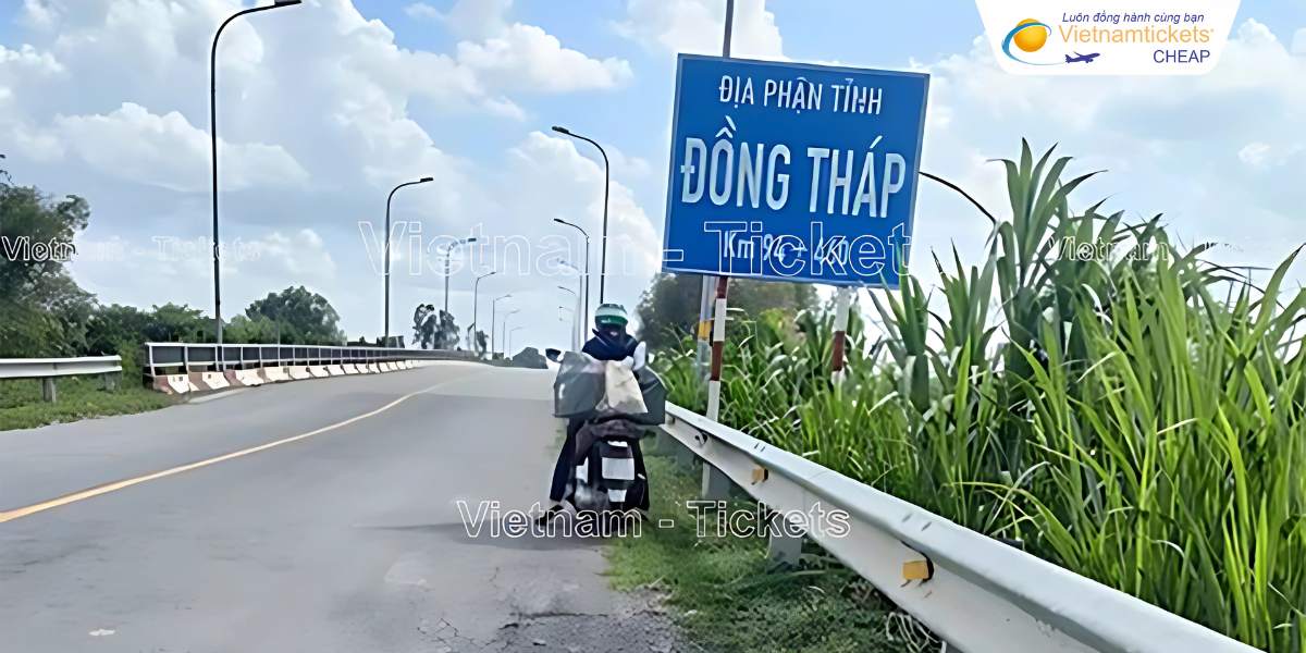 Đi xe máy từ Sài Gòn đến Đồng Tháp