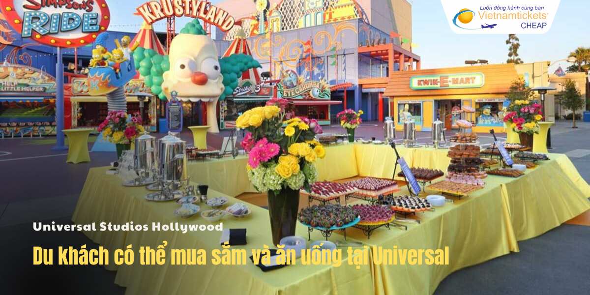 Mua sắm ăn uống tại Universal