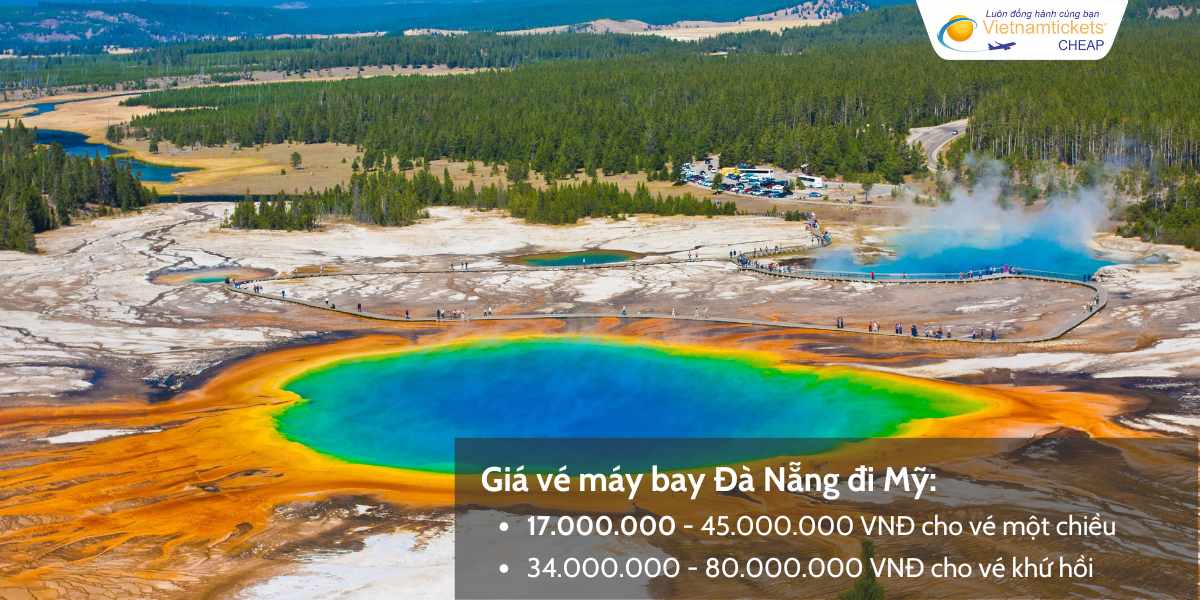 Giá vé máy bay Đà Nẵng đi Mỹ