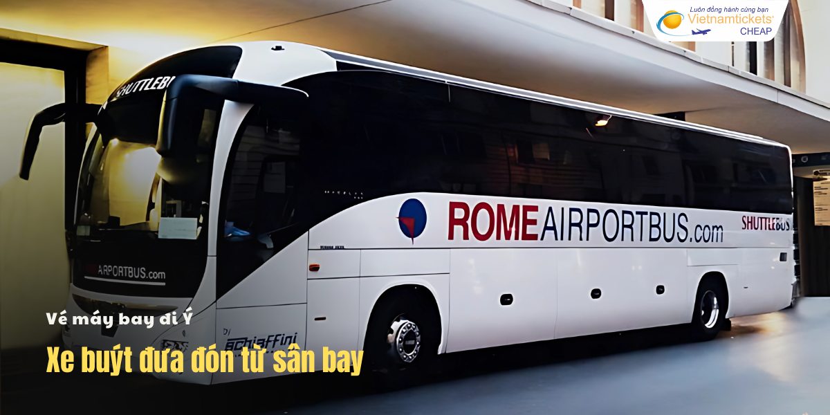 Xe buýt từ sân bay Ý