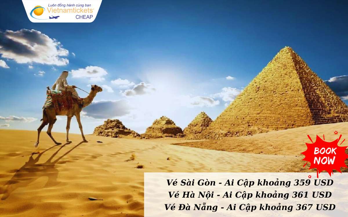 Giá vé máy bay đi Ai Cập