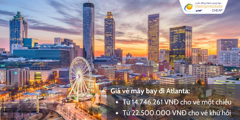 Giá vé máy bay đi Atlanta