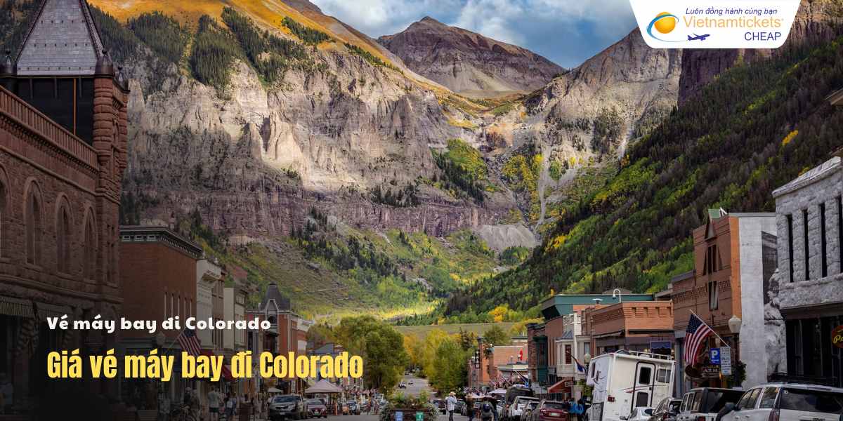 Giá vé máy bay đi Colorado