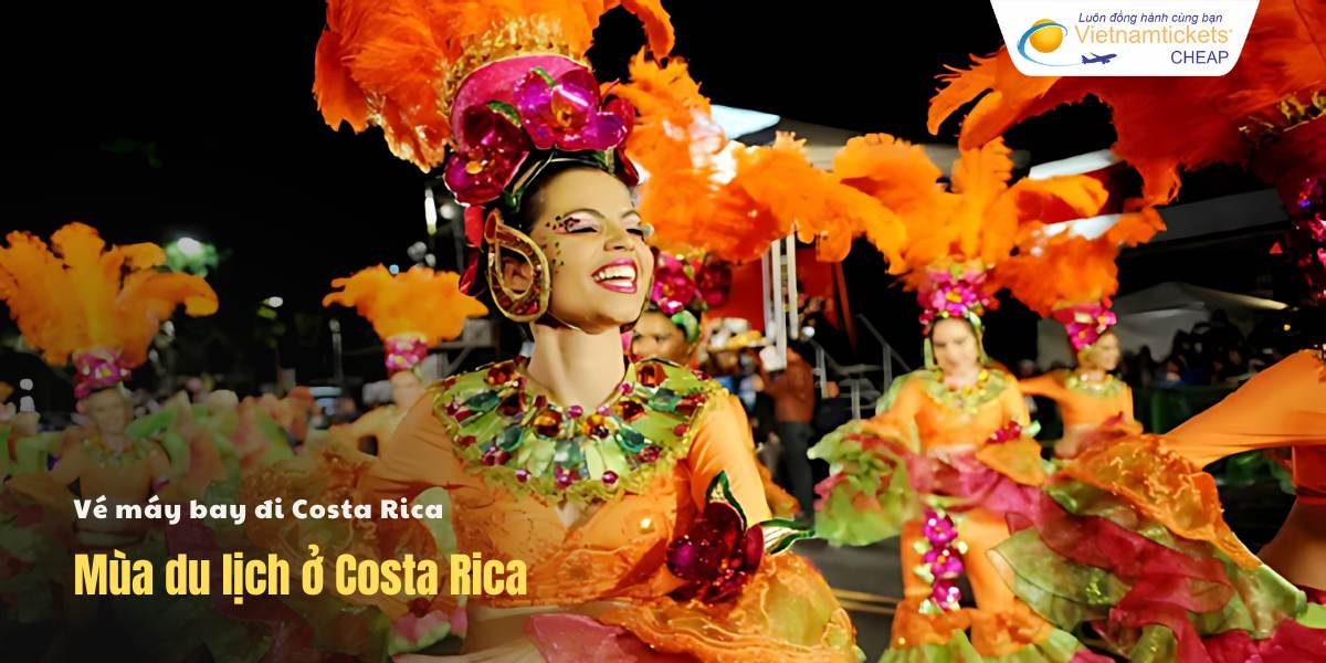 Mùa du lịch ở Costa Rica