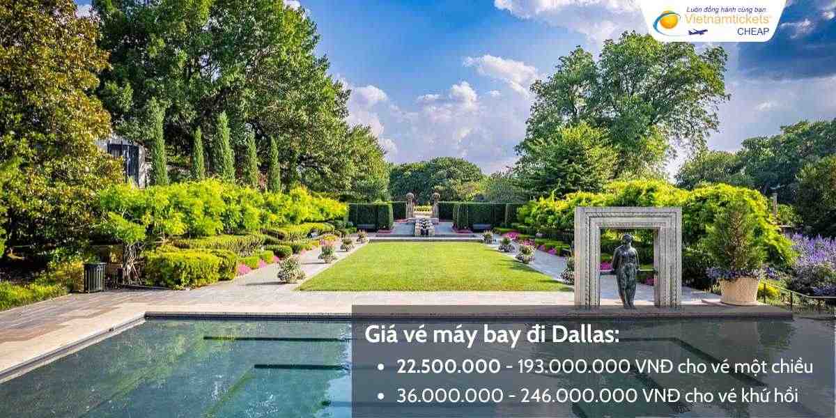Giá vé máy bay đi Dallas