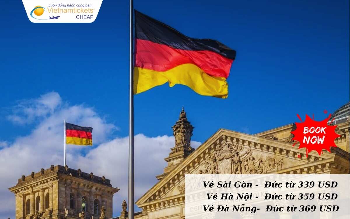 Giá vé máy bay đi Đức