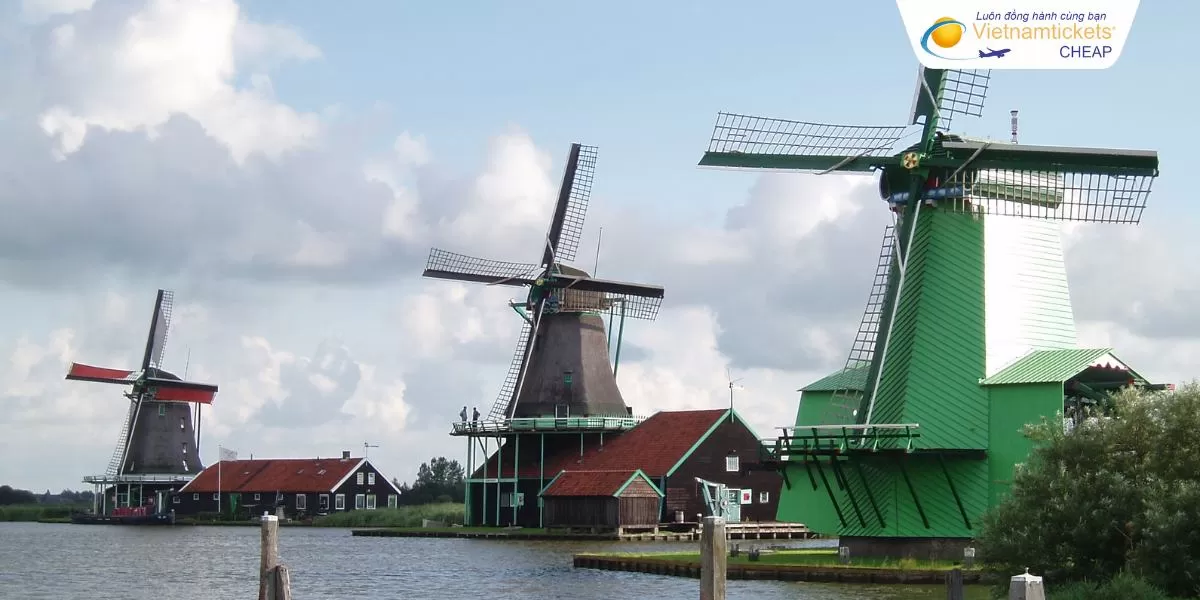 Cối xây gió tại Zaanse Schans