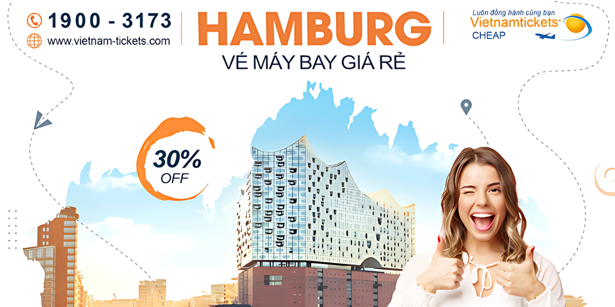 Đặt vé đi Hamburg giá rẻ