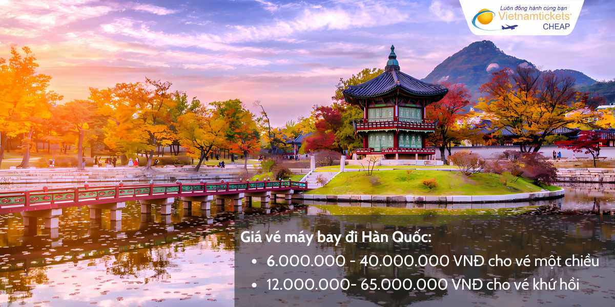 Giá vé máy bay đi Hàn Quốc