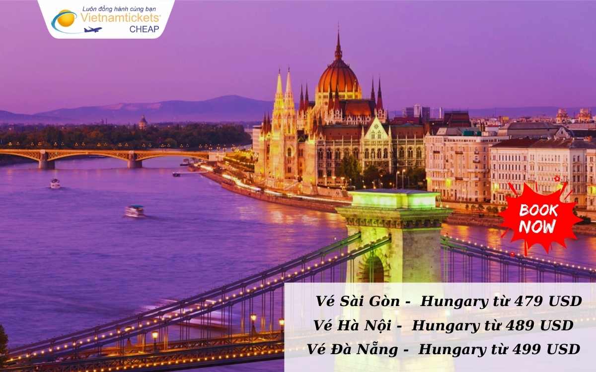 Giá vé máy bay đi Hungary