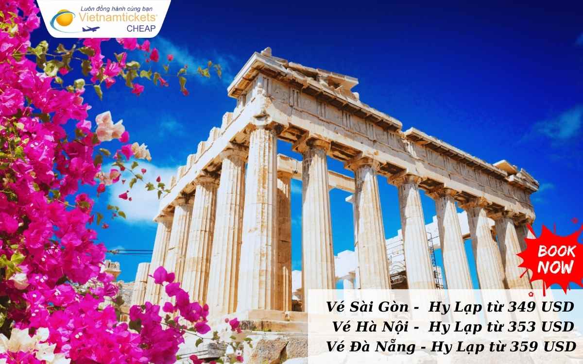 Giá vé máy bay đi Hy Lạp