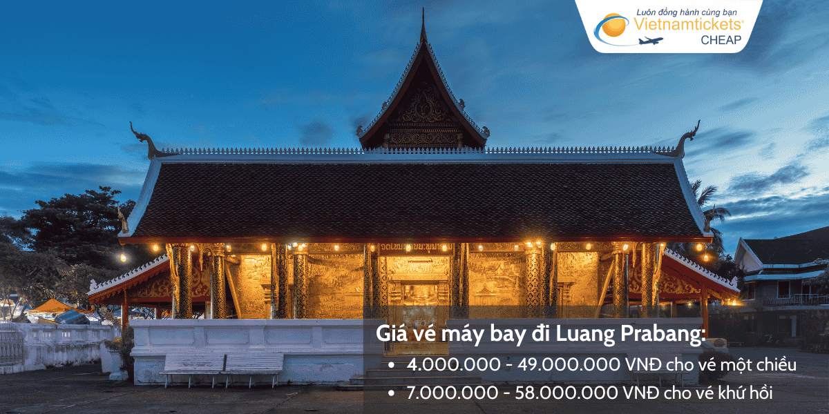 Giá vé máy bay đi Luang Prabang