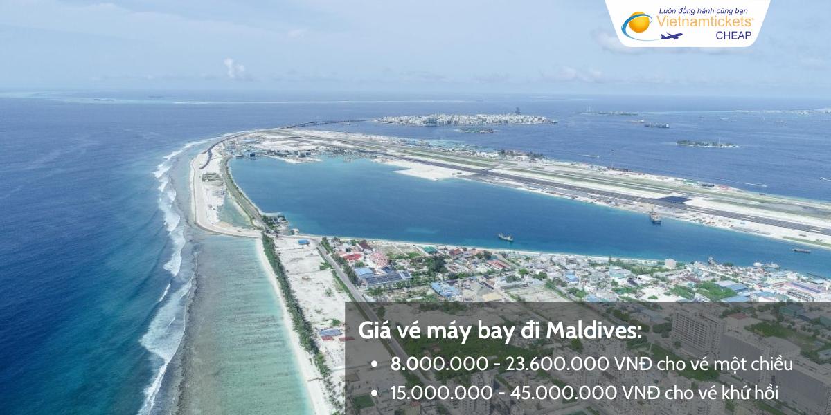 Giá vé máy bay đi Maldives