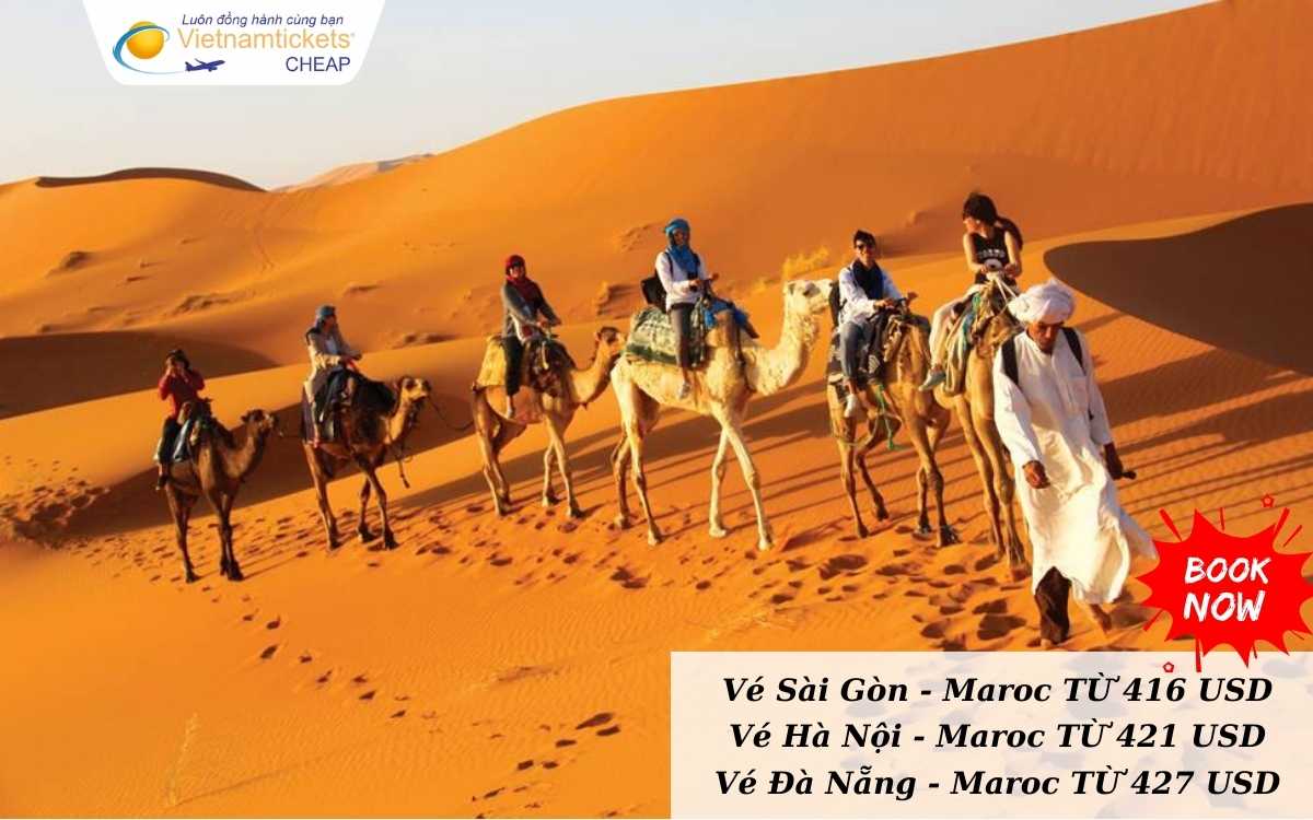 Giá vé máy bay đi Maroc