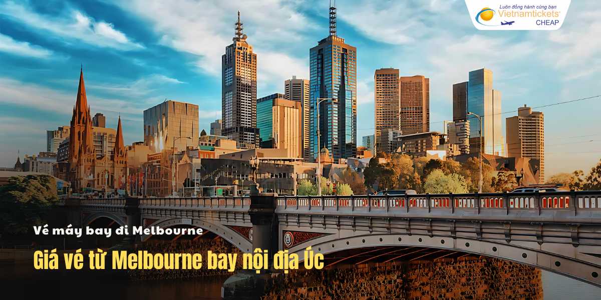 Giá vé từ Melbourne bay nội địa Úc