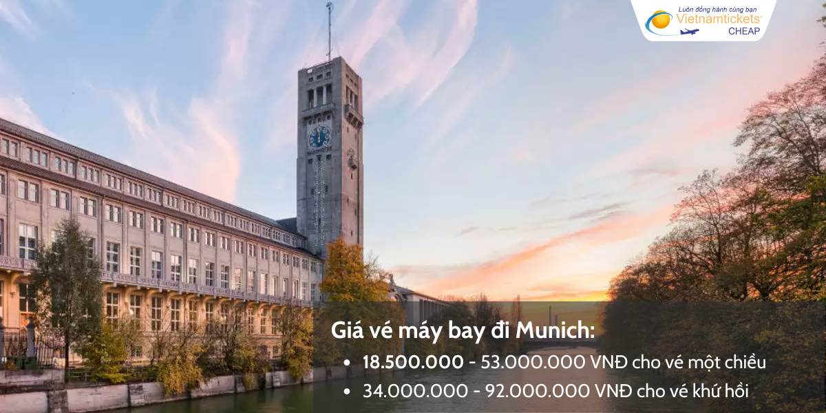 Giá vé máy bay đi Munich