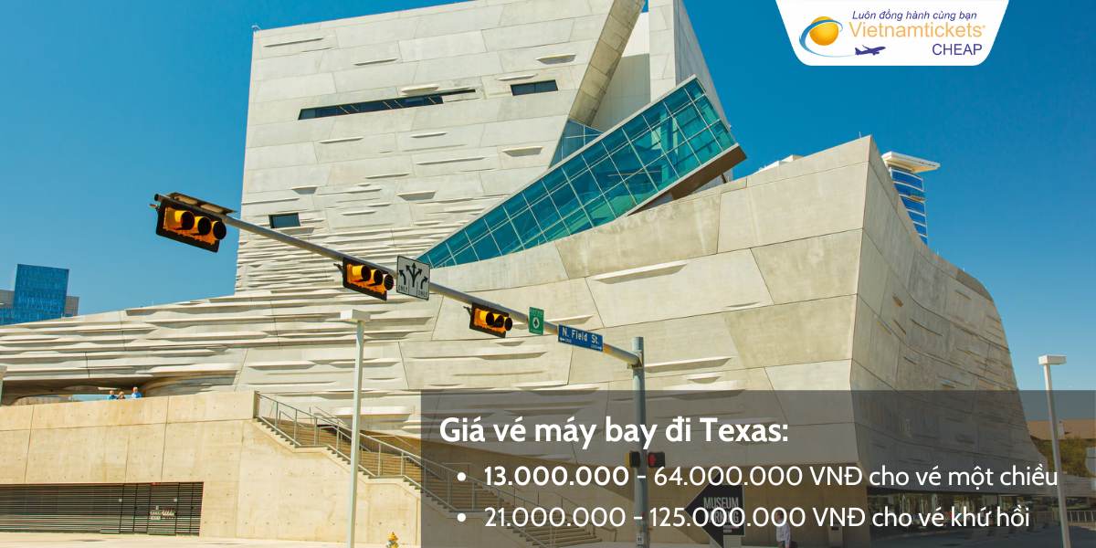 Giá vé máy bay đi Texas