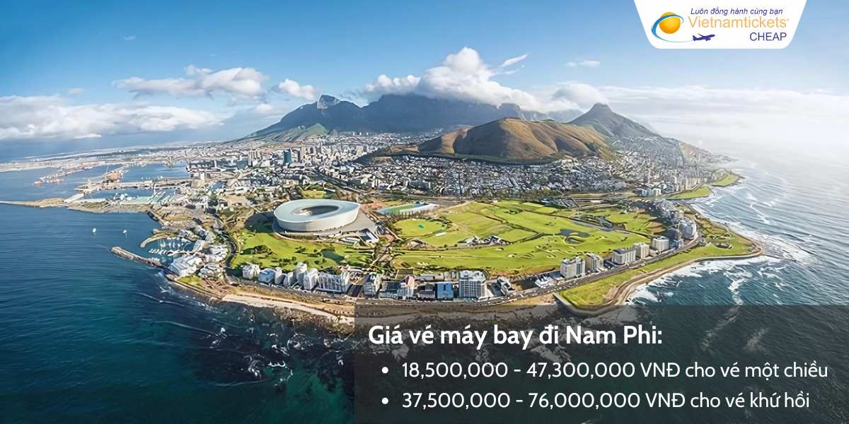 Giá vé máy bay đi Nam Phi