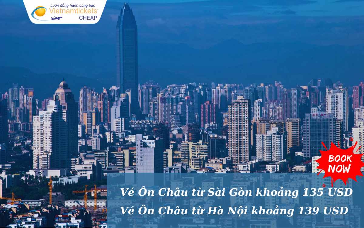 Giá vé máy bay đi Ôn Châu