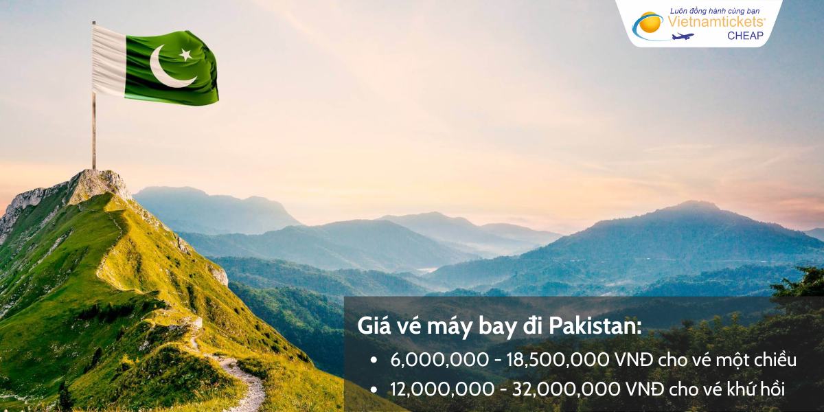 Giá vé máy bay đi Pakistan