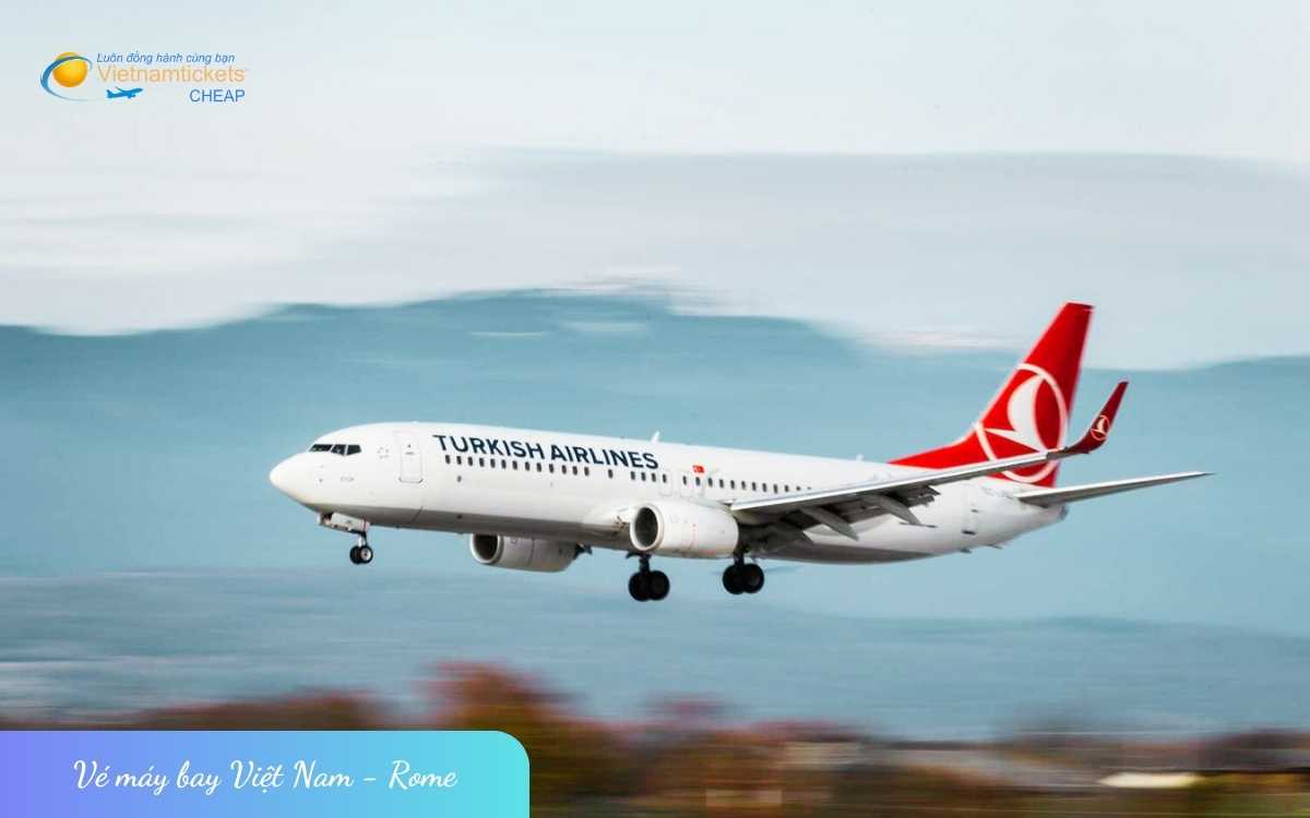 Hãng bay đi Rome phổ biến