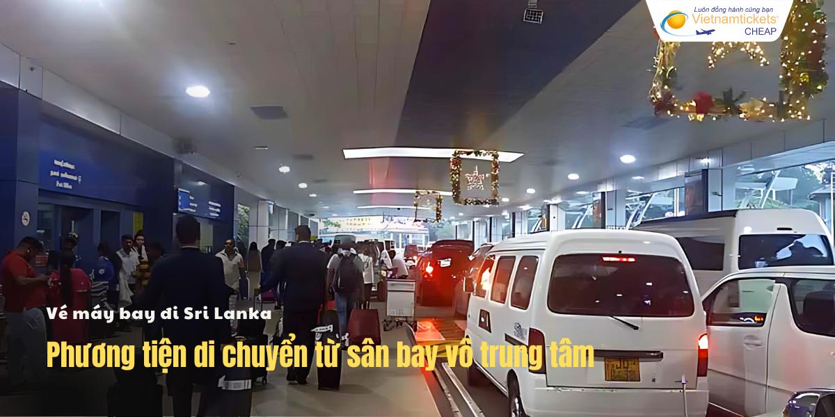 Phương tiện di chuyển vô trung tâm Sri Lanka